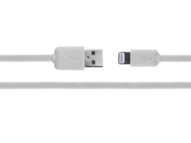 Laddkabel Lightning 1,8m - vit