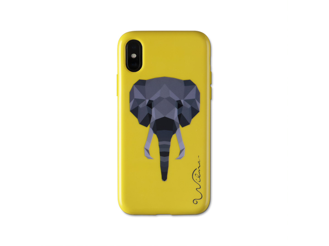 Electric Savanna Elephant - iPhone X/XS - Gul