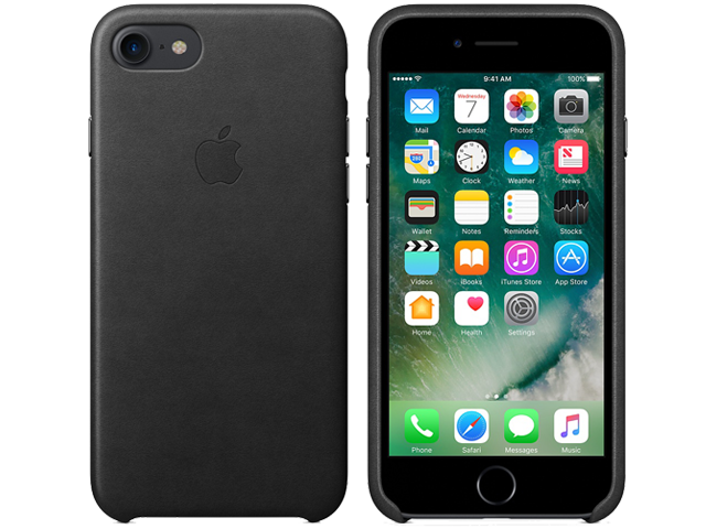Leather Case - iPhone 8/7 - Svart