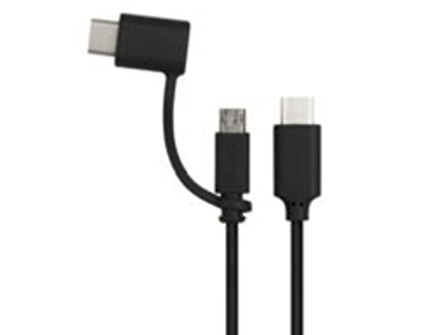 Cable Combo Micro USB and USB C 2.0