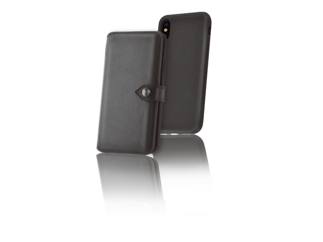 Ercko 2 in 1 Wallet Case - iPhone XR - Svart