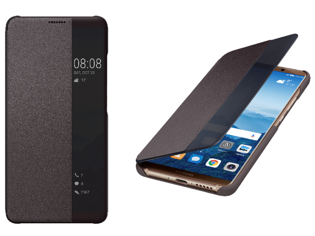 View Flip Cover - Huawei Mate 10 Pro - brun