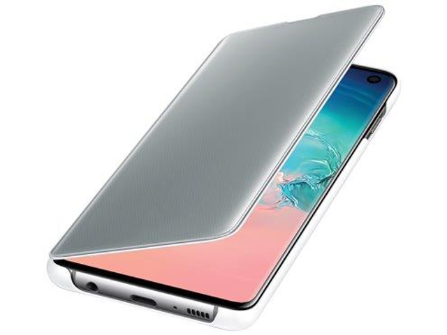 Clear View Cover - Samsung Galaxy S10 - vit