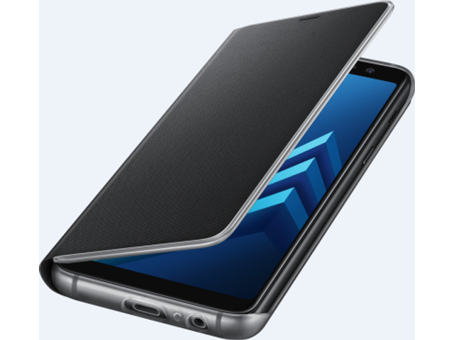 Samsung A8 Neon Flip Cover - svart