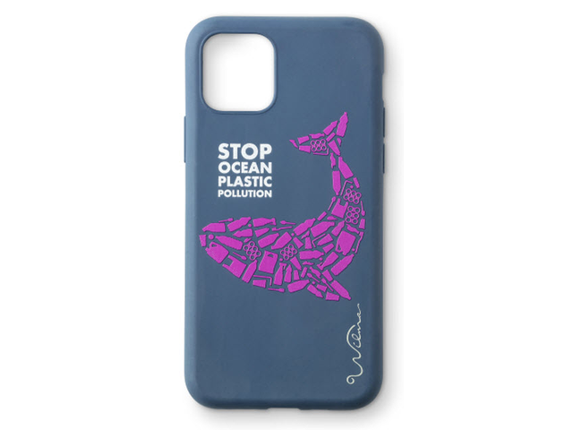 Stop Plastic Whale - iPhone 11 - Mörkblå