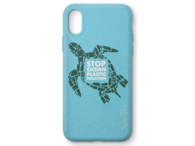Stop Plastic Turtle iPhone X/Xs - Ljusblå
