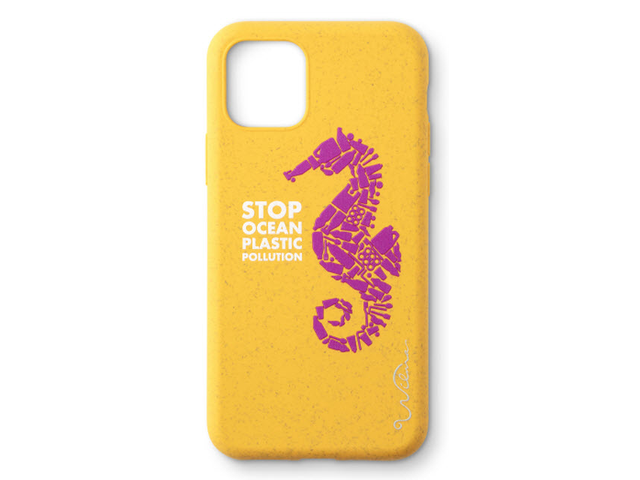 Stop Plastic Seahorse - iPhone 11 - Gul