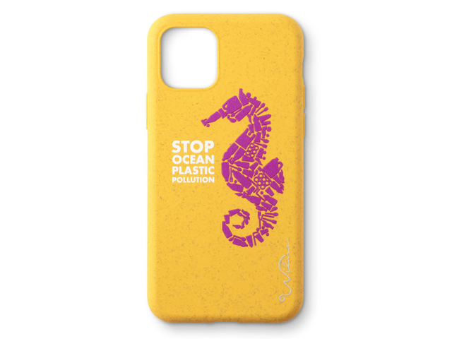 Stop Plastic Seahorse - iPhone 11 Pro - Gul