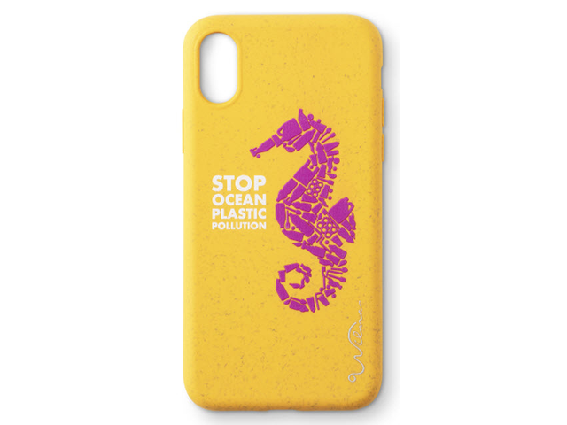 Stop Plastic Seahorse iPhone XR - Gul