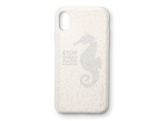 Stop Plastic Seahorse iPhone X/Xs - Vit