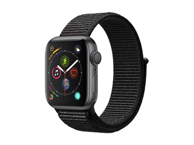 Apple Watch S4 40mm - Rymdgrå/Svart
