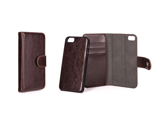 Xqisit Wallet Eman - iPhone 6 - Brun