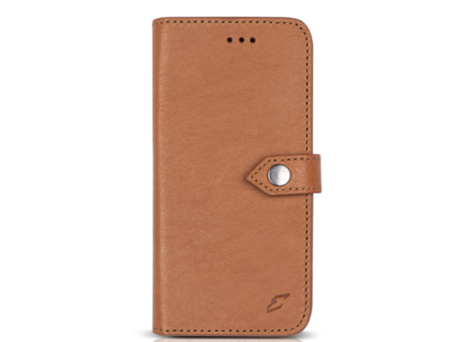Ercko 2 in 1 Wallet Case - iPhone X - cognac