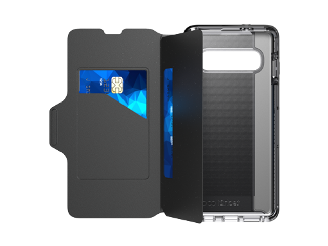 TECH21 EVO WALLET - GALAXY S10 - Svart