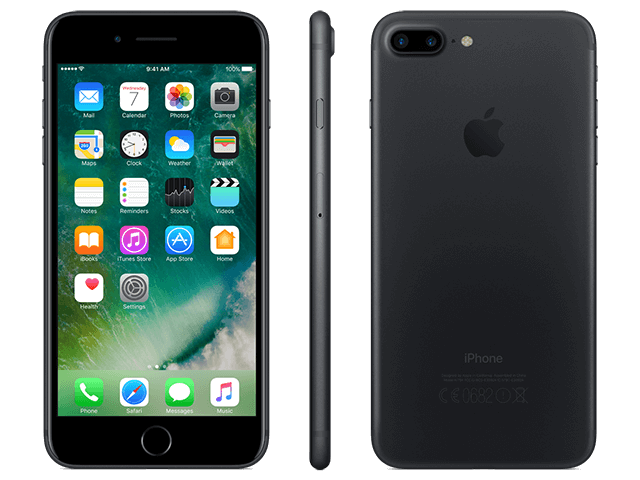 Apple iPhone 7 Plus 32 GB - svart