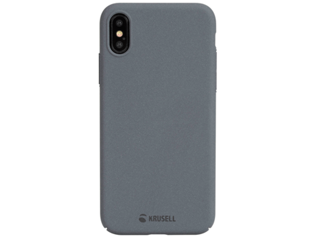 Krusell Sandby Cover - iPhone XS - Stone