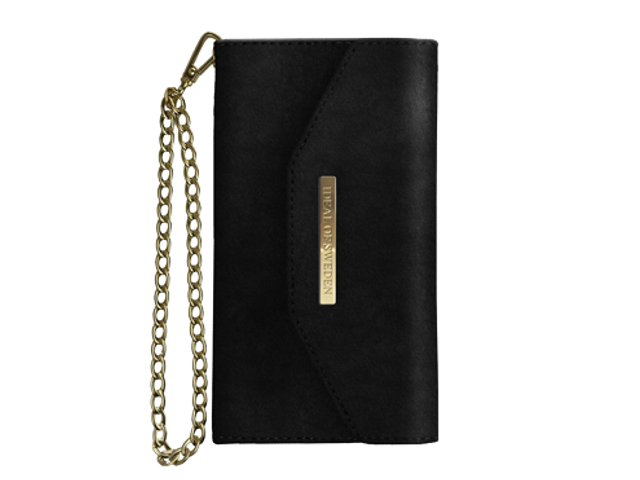 Ideal Mayfair Clutch Velvet - iPhone XR - Svart