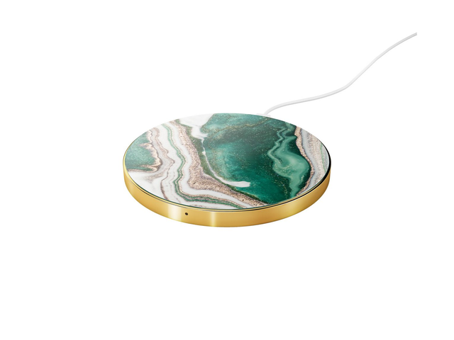iDeal Wireless Charger - Golden Jade Marble