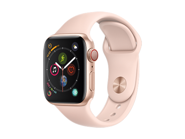 Apple Watch S4 Cellular - 40mm - Guld/Rosa Sport Band